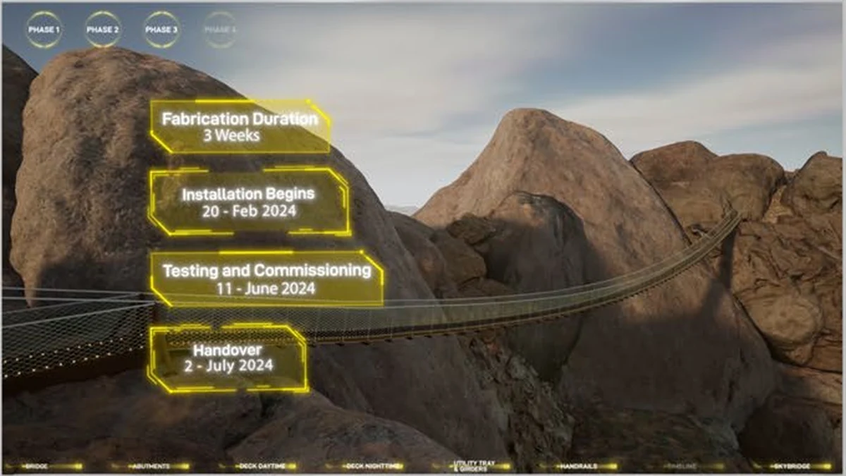 Warrior Bridge, Red Sea Global, 2024 project